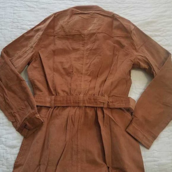 New (all sizes) Madewell corduroy belted jumpsuit coveralls in Burnt Sienna - Picture 5 of 5
